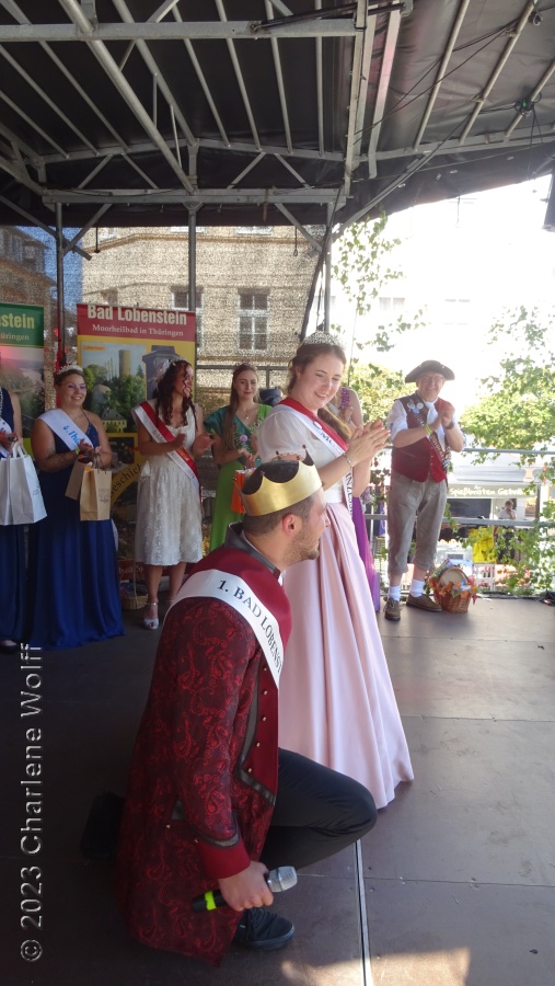 Krönung des ersten Bad Lobensteiner Moorprinzen